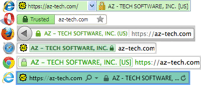 Az-Tech.com Green Bar Security!